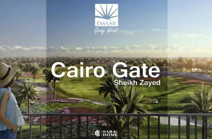Apartment - 3 Bedrooms - 3 Bathrooms for sale in Elan - Cairo Gate - Sheikh Zayed Compounds - Sheikh Zayed City - Giza