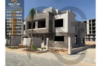 Twin House - 4 Bedrooms - 4 Bathrooms for sale in Sun Capital - Fayoum Desert road - 6 October City - Giza