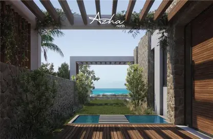 شاليه - 2 غرف نوم - 2 حمامات للبيع في ازها الساحل الشمالي - راس الحكمة - الساحل الشمالي