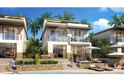 منزل مزدوج - 4 غرف نوم - 4 حمامات للبيع في أوجامي - راس الحكمة - الساحل الشمالي