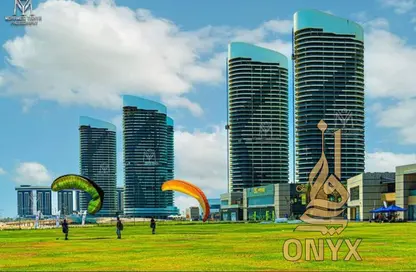 Apartment - 2 Bedrooms - 2 Bathrooms for sale in North Edge Towers - New Alamein City - Al Alamein - North Coast Apartment - 2 Bedrooms - 2 Bathrooms for sale in North Edge Towers - New Alamein City - Al Alamein - North Coast