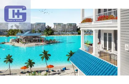 iVilla - 2 Bedrooms - 3 Bathrooms for sale in Lagoon Beach Park - 5th Settlement Compounds - The 5th Settlement - New Cairo City - Cairo