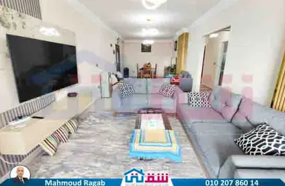 شقة - 3 غرف نوم - 2 حمامات للبيع في طريق الجيش - ميامي - حي اول المنتزة - الاسكندرية