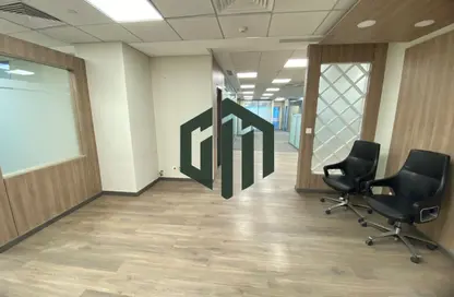 Office Space - Studio - 3 Bathrooms for rent in Bank Center Street - South Teseen St. - The 5th Settlement - New Cairo City - Cairo