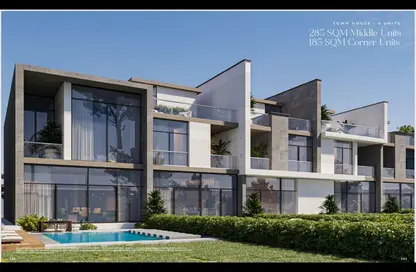 Townhouse - 4 Bedrooms - 4 Bathrooms for sale in Saada Compound - New Cairo City - Cairo Townhouse - 4 Bedrooms - 4 Bathrooms for sale in Saada Compound - New Cairo City - Cairo