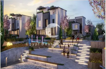 Townhouse - 4 Bedrooms - 3 Bathrooms for sale in Azzar - 5th Settlement Compounds - The 5th Settlement - New Cairo City - Cairo
