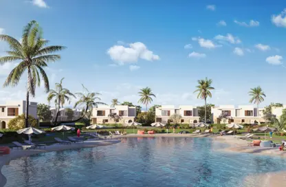 Twin House - 4 Bedrooms - 5 Bathrooms for sale in Gaia - Ras Al Hekma - North Coast