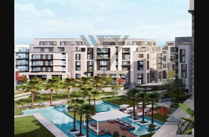 Apartment - 2 Bedrooms - 2 Bathrooms for sale in Swan Lake Residence - 5th Settlement Compounds - The 5th Settlement - New Cairo City - Cairo