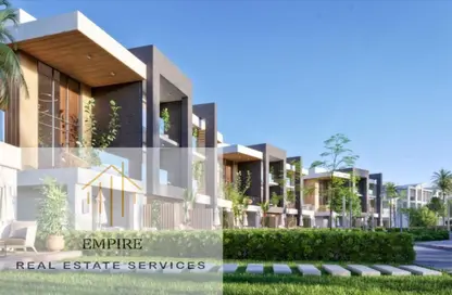 Chalet - 3 Bedrooms - 3 Bathrooms for sale in Azha - Al Ain Al Sokhna - Suez