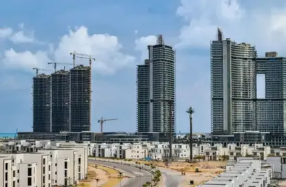 Apartment - 2 Bedrooms - 2 Bathrooms for sale in The Gate Towers - New Alamein City - Al Alamein - North Coast