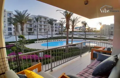 Apartment - 1 Bedroom - 1 Bathroom for rent in Marassi - Sidi Abdel Rahman - North Coast
