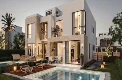 Villa - 3 Bedrooms - 3 Bathrooms for sale in Hood 7 Side St. - Green Belt - 6 October City - Giza