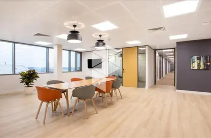 Office Space - Studio - 4 Bathrooms for rent in Bank Center Street - South Teseen St. - The 5th Settlement - New Cairo City - Cairo