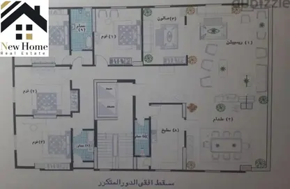 شقة - 4 غرف نوم - 3 حمامات للبيع في المهندسين - الجيزة