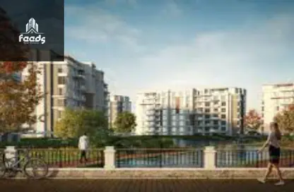 Apartment - Studio - 1 Bathroom for rent in Palm Hills Village Avenue - North Investors Area - New Cairo City - Cairo