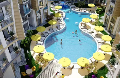 Apartment - 2 Bedrooms - 1 Bathroom for sale in Al Ahyaa District - Hurghada - Red Sea