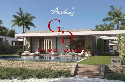 Chalet - 3 Bedrooms - 3 Bathrooms for sale in Azha North - Ras Al Hekma - North Coast