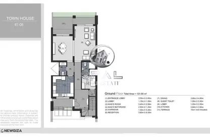Townhouse - 4 Bedrooms - 4 Bathrooms for sale in New Giza - Cairo Alexandria Desert Road - 6 October City - Giza