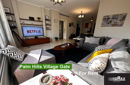 Apartment - Studio - 1 Bathroom for rent in Palm Hills Village Gate - South Investors Area - New Cairo City - Cairo