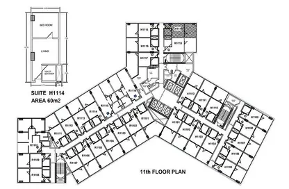 Hotel Apartment - 1 Bedroom - 1 Bathroom for sale in New Capital City - Cairo