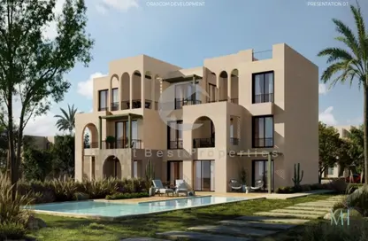 شاليه - 2 غرف نوم - 3 حمامات للبيع في مانجروفي ريزيدنس - الجونة - الغردقة - محافظة البحر الاحمر