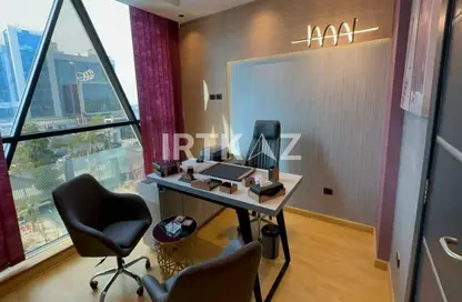 Office Space - Studio - 1 Bathroom for rent in Cairo Business Plaza - North Teseen St. - The 5th Settlement - New Cairo City - Cairo