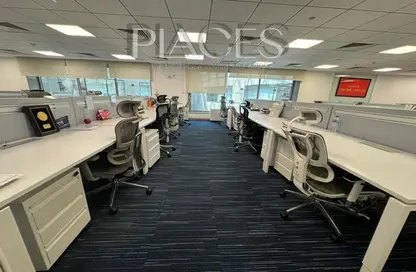 Office Space - Studio - 4 Bathrooms for rent in Bank Center Street - South Teseen St. - The 5th Settlement - New Cairo City - Cairo