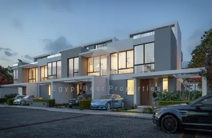 Twin House - 3 Bedrooms - 4 Bathrooms for sale in Lake West - Sheikh Zayed Compounds - Sheikh Zayed City - Giza