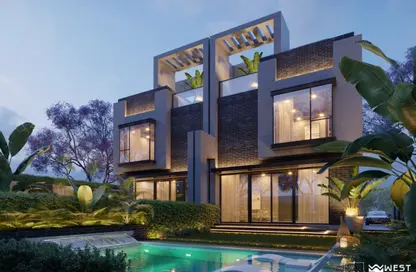 Twin House - 3 Bedrooms - 3 Bathrooms for sale in Hood 2 St. - Green Belt - 6 October City - Giza