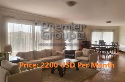 Apartment - 4 Bedrooms - 3 Bathrooms for rent in Sarayat Al Maadi - Hay El Maadi - Cairo