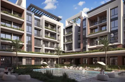 Apartment - 1 Bedroom - 1 Bathroom for sale in Ritzy - Al Shabab St. - Sheikh Zayed City - Giza