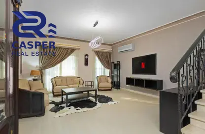 منزل مزدوج - 4 غرف نوم - 4 حمامات للايجار في شارع نجيب الريحاني - الرحاب المرحلة الثالثة - الرحاب - مدينة القاهرة الجديدة - القاهرة