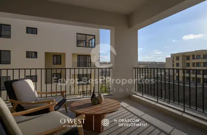 Penthouse - 2 Bedrooms - 3 Bathrooms for sale in O West - 6 October Compounds - 6 October City - Giza