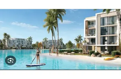 Chalet - 2 Bedrooms - 3 Bathrooms for sale in Azha North - Ras Al Hekma - North Coast