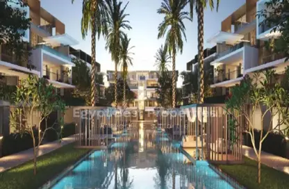 Chalet - 2 Bedrooms - 2 Bathrooms for sale in Ramla Lakeside - Qesm Ad Dabaah - North Coast