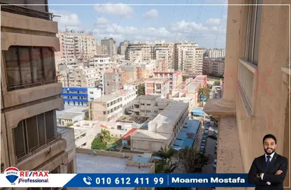 شقة - 3 غرف نوم - 2 حمامات للبيع في شارع محمد أمين شهيب - مصطفي كامل - حي شرق - الاسكندرية