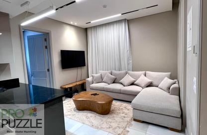 Apartment - 1 Bedroom - 1 Bathroom for rent in Aljazi Marriott Residences - Mohamed Naguib Axis - North Investors Area - New Cairo City - Cairo