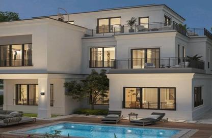Villa - 4 Bedrooms - 4 Bathrooms for sale in Hood 8 Side St. - Green Belt - 6 October City - Giza