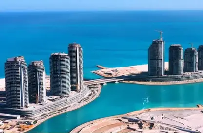 Apartment - 2 Bedrooms - 2 Bathrooms for sale in The Gate Towers - New Alamein City - Al Alamein - North Coast