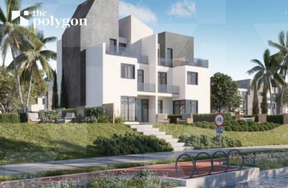Twin House - 4 Bedrooms - 4 Bathrooms for sale in Rivers - New Zayed City - Sheikh Zayed City - Giza