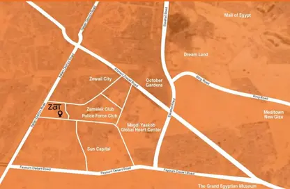 Apartment - 2 Bedrooms - 1 Bathroom for sale in ZAT - Hadayek October - 6 October City - Giza