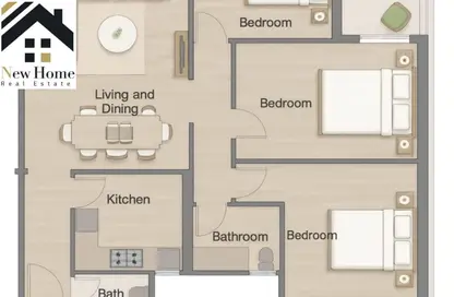 Apartment - 3 Bedrooms - 3 Bathrooms for sale in Gamal Abdel-Nasser Axis - 6 October City - Giza