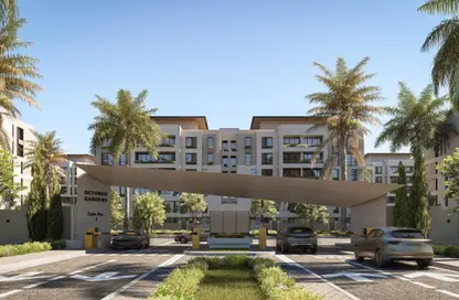 Apartment - 3 Bedrooms - 3 Bathrooms for sale in Garden Gate - Ashgar City - Al Wahat Road - 6 October City - Giza