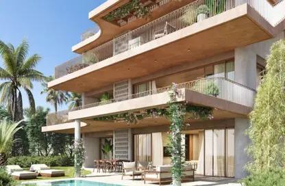 Chalet - 2 Bedrooms - 2 Bathrooms for sale in Ramla Lakeside - Qesm Ad Dabaah - North Coast