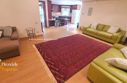 Apartment - 3 Bedrooms - 3 Bathrooms for rent in Katameya Heights - El Katameya Compounds - El Katameya - New Cairo City - Cairo