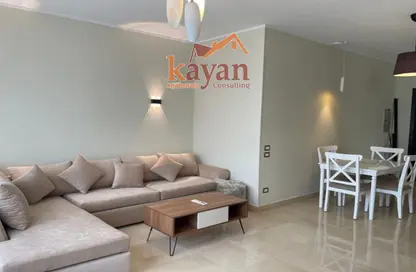 Apartment - 1 Bedroom - 2 Bathrooms for rent in Palm Hills Village Gate - South Investors Area - New Cairo City - Cairo