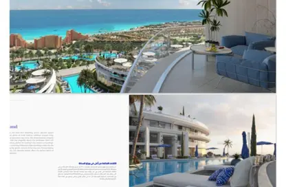Chalet - 1 Bedroom - 1 Bathroom for sale in Hanging Gardens - Porto Sokhna - Al Ain Al Sokhna - Suez