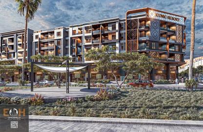 Apartment - 1 Bedroom for sale in El Hadaba District - Hurghada - Red Sea