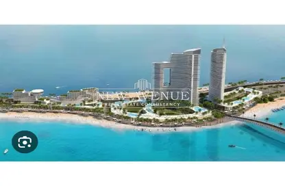Chalet - 2 Bedrooms - 2 Bathrooms for sale in North Edge Towers - New Alamein City - Al Alamein - North Coast