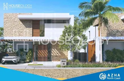Twin House - 3 Bedrooms - 4 Bathrooms for sale in Azha North - Ras Al Hekma - North Coast